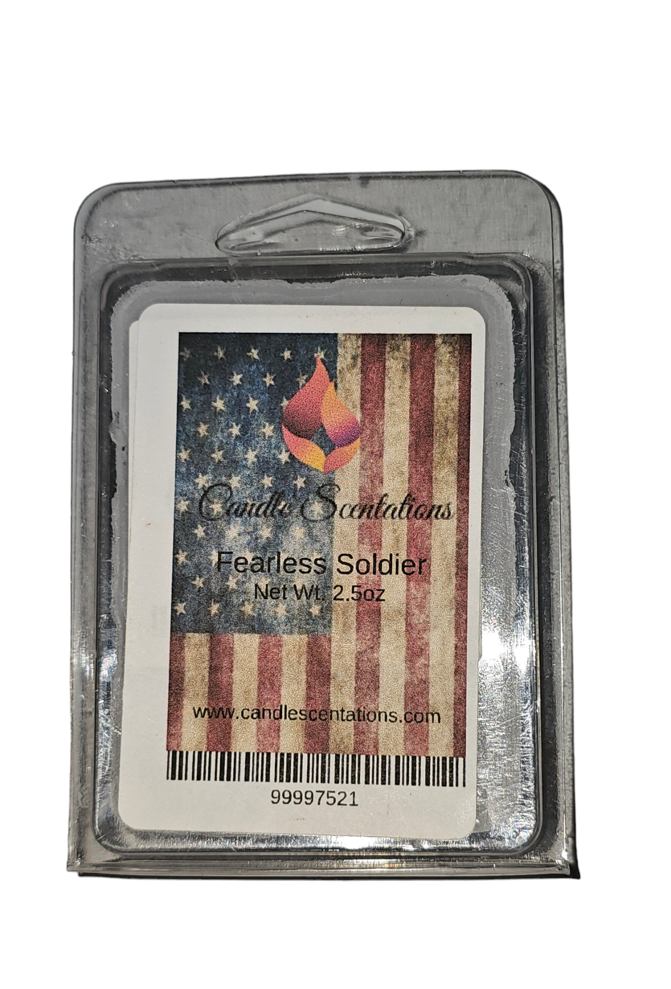 Fearless Soldier 2.5oz Wax Melt - Candle Scentations