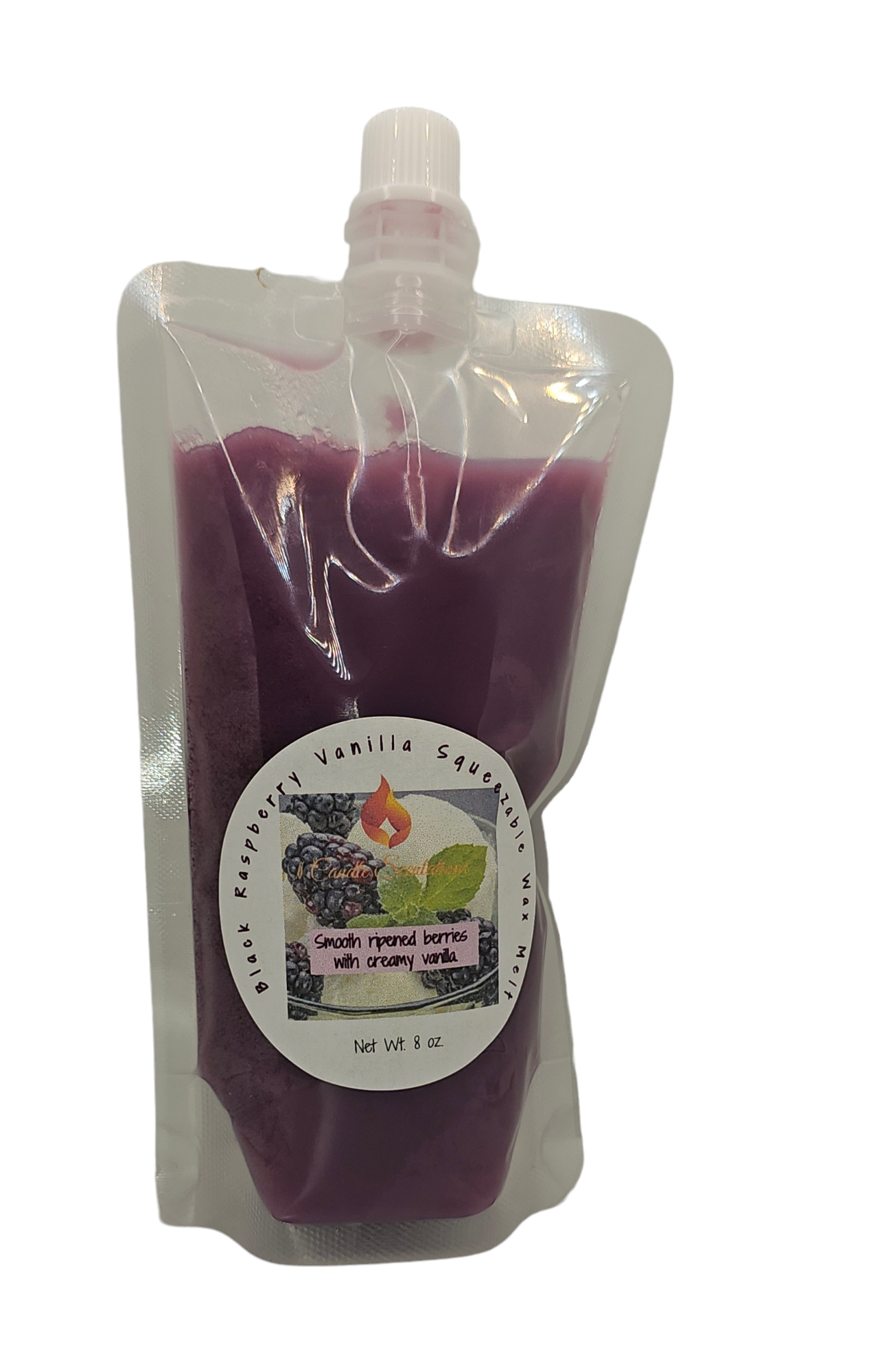 Black Raspberry Vanilla Squeezable Wax Melt 8 oz. - Candle Scentations