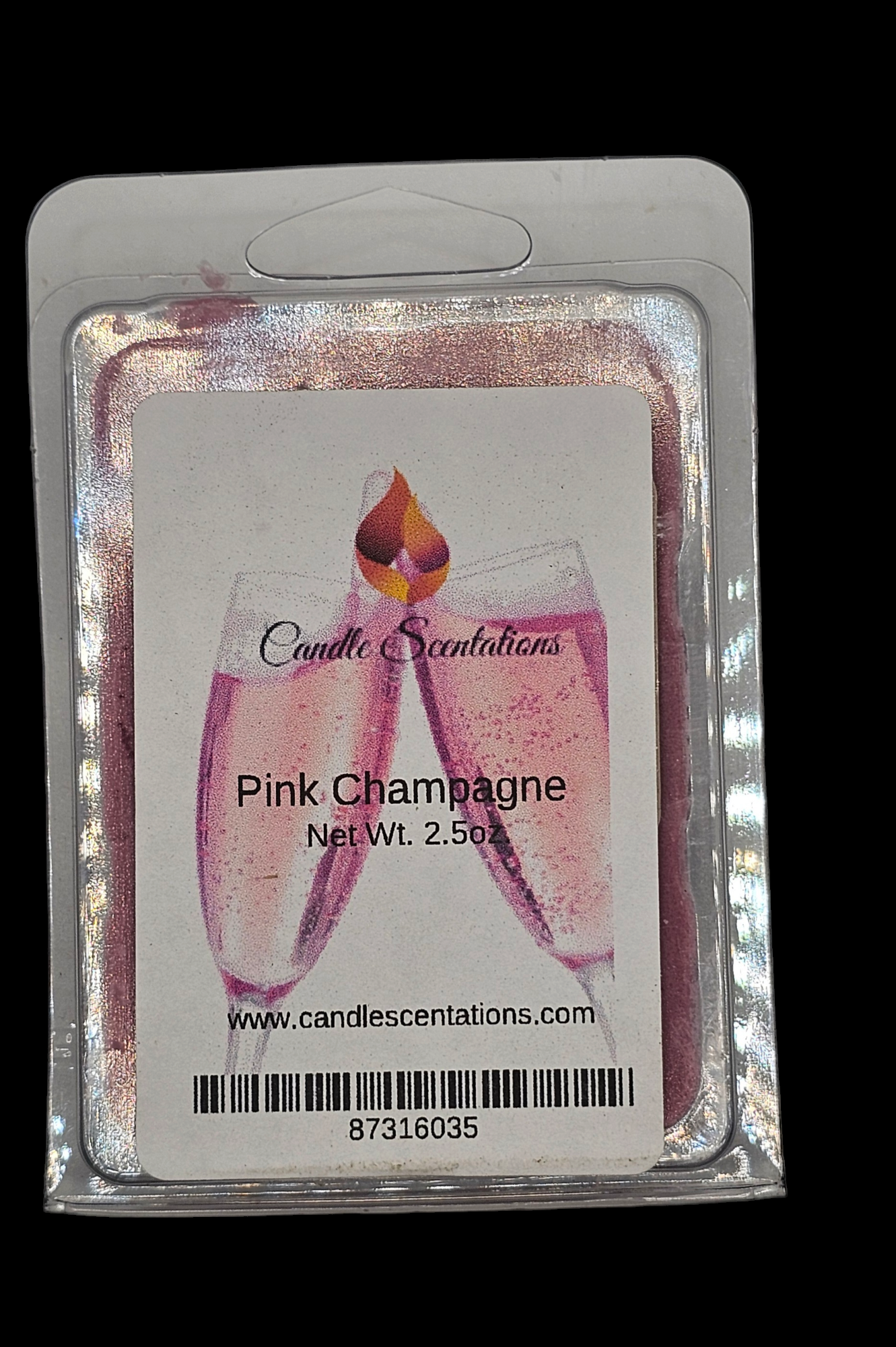 Pink Champagne 2.5oz. Wax Melt - Candle Scentations