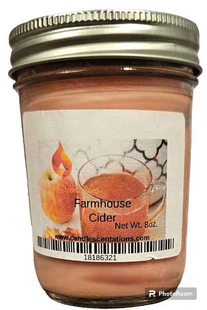 Farmhouse Cider 8oz. Candle - Candle Scentations