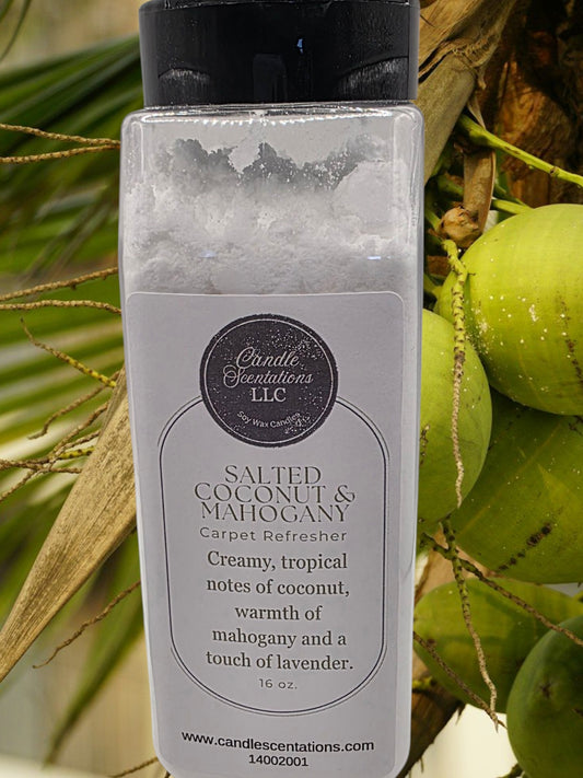 Salted Coconut & Mahogany  Carpet Refreshers 16 oz.